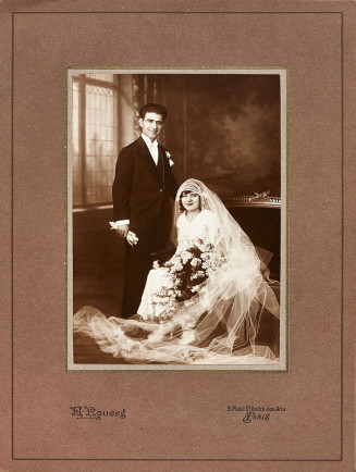 Portrait photographique représentant Michel Bassakyros et Vassiliki Sarigiani,