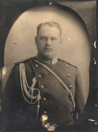 Portrait de Constantin Fedorovitch Reznikoff en tenue militaire