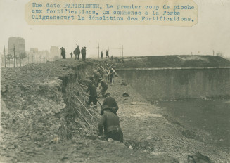 La zone. Le premier coup de pioche aux fortifications