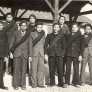 Un groupe de travailleurs à Sorgues (Vaucluse) 47e cie, 1941. © Collection Pham. Source : Liem-Khe LUGUERN